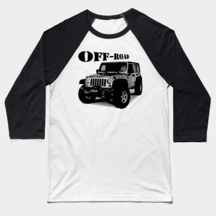 Jeep off road, Jeep Wrangler 4x4 Baseball T-Shirt